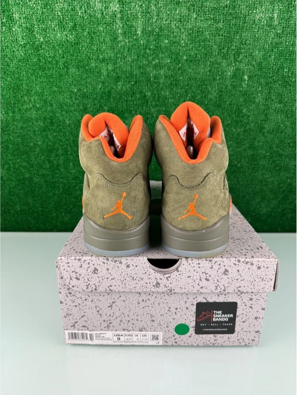 Size 9 - Air Jordan 5 Retro 2024 Olive CLEAN!